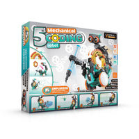 STEM Science Construction Kit - 5-1 Mechanical Coding Robot