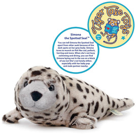 VIAHART Simona The Spotted Seal 15 Inch Stuffed Animal Plush