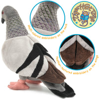 VIAHART Pepper The Pigeon 8.5 Inch Stuffed Animal Plush Bird