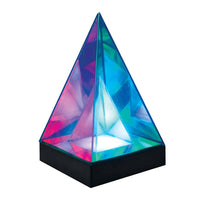 The Source Novelty Sensory Light - Holographic Pyramid  Lamp