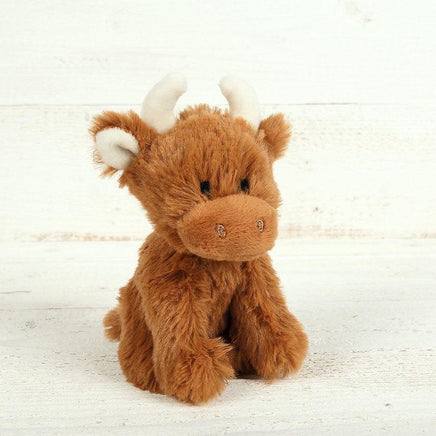 Jomanda Brown Highland Cow Baby Soft Mini Toy - Planet Microbe