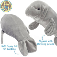 VIAHART Morgan The Manatee 21 Inch