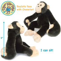 VIAHART  Chance the Chimpanzee Stuffed Animal Plush