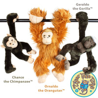 VIAHART  Chance the Chimpanzee Stuffed Animal Plush