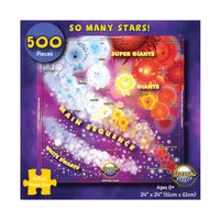 Celestial Buddies: So Many Stars! 500 Piece Educational Space Puzzle