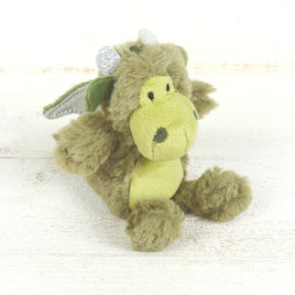 Jomanda  Dragon Soft Toy Mini Green Plush Soft Toy - 12cm