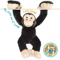 VIAHART  Chance the Chimpanzee Stuffed Animal Plush