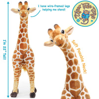 VIAHART Jocelyn The Giraffe 22 Inch Stuffed Animal Plush