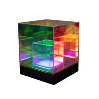 The Source  Novelty Sensory Light - Holographic Cube Lamp