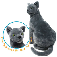 VIAHART Rae The Russian Blue Cat 13 Inch Stuffed Animal Plush