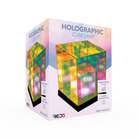 The Source  Novelty Sensory Light - Holographic Cube Lamp