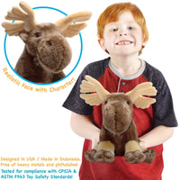 VIAHART  Martin The Moose 10.5 Inch