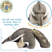 VIAHART Arsenio The Anteater 18 Inch