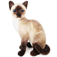 VIAHART Stefan The Siamese Cat 13 Inch Stuffed Animal Plush