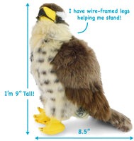 VIAHART Percival The Peregrine Falcon 9 Inch Stuffed Animal Plush