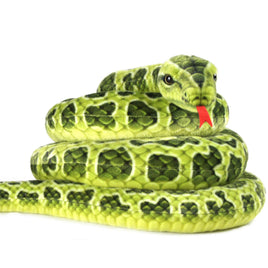 VIAHART Gustavo The Green Anaconda 100 Inch Stuffed Animal Plush