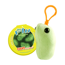 Giant Microbes Flu Keyring