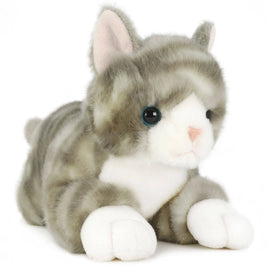 VIAHART  Gavin the Grey Tabby Cat 13 Inch Stuffed Animal Plush