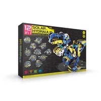 STEM Science Construction Kit - 12 Solar & Hydraulic Robots