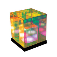 The Source  Novelty Sensory Light - Holographic Cube Lamp