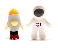 Best Years Knitted Space Rocket Plush Toy