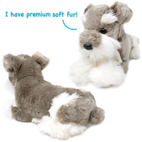 VIAHART Siegfried The Schnauzer 7 Inch