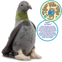 VIAHART Pepper The Pigeon 9 Inch