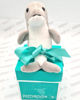 Jomanda  Dolphin Soft Toy Plush Stuffie Mini Soft Toy - 10cm