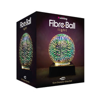 The Source Novelty Sensory Light - Fireworks Fibre Ball Lamp