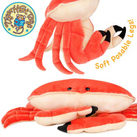 VIAHART Cora The Crab 19 Inch Stuffed Animal Plush