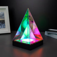 The Source Novelty Sensory Light - Holographic Pyramid  Lamp