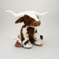 Jomanda Large Texas Longhorn Brown Cream Highland Coo Cow