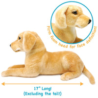 VIAHART Mason The Labrador 19 Inch Stuffed Animal Plush