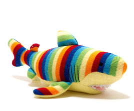 Best Years Knitted Shark with Bold Stripes