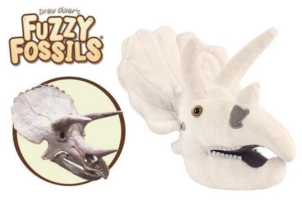 Fuzzy Fossils Triceratops Skull - Planet Microbe