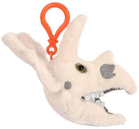 Fuzzy Fossils Triceratops Skull Key Chain - Planet Microbe