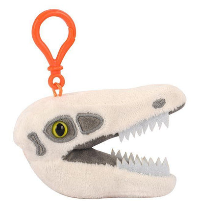 Fuzzy Fossils Velociraptor Skull Key Chain - Planet Microbe