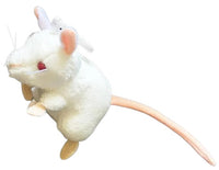 Giant Microbes White Lab Mouse Keyring