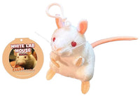 Giant Microbes White Lab Mouse Keyring